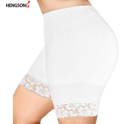 Lace Patchwork Shorts For Women New Summer Comfortable Thin Pants Under Skirt Malfunction Shorts Plus Size