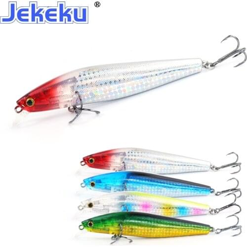 JEKEKU NEW 100mm 15g Hard Minnow Hot Model Professional Quality Fishing Lures with Flash Blade Hard Floating Wobblers Crankbait
