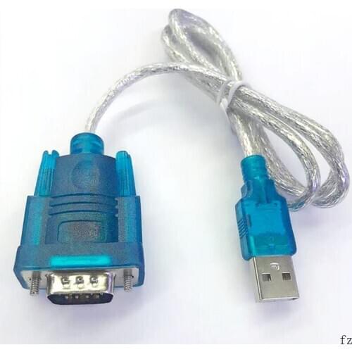 100pcs USB2.0 to RS232 DB 9Pin Adapter Cable for COM Port Serial Cable