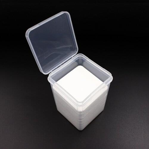 200 Boxes Eyelash Extension Glue Removing Cotton Pad Glue Bottle Mouth Cleaning Wipes Lashes with Box Beauty Storage Case