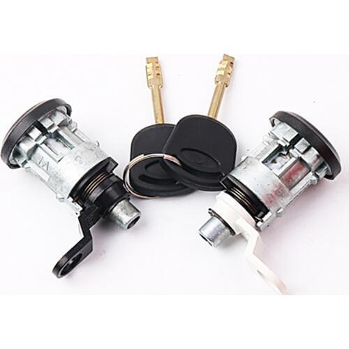 Car Right Left Door Lock Set With 2 Keys For FORD TRANSIT Replacement Lock Cylinders Set FO21 Blade Free Shipping