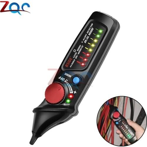AVD06X Non Contact Voltage Tester Pen Electric AC Power Detector 12-1000V Dual Mode Adjustable Sensitivity Breakpoint Locator