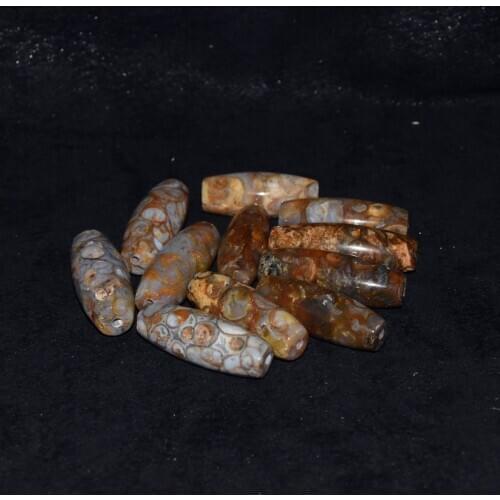 Pure Natural Dzi Bead Ancient Law Snail Stone Bead Men And Women Jewelry Pendant Accessories Free Shipping