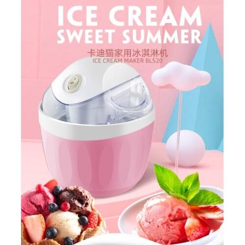 Home childrens 15 minutes quick homemade fruit yogurt vanilla automatic food-grade ice cream machine J06