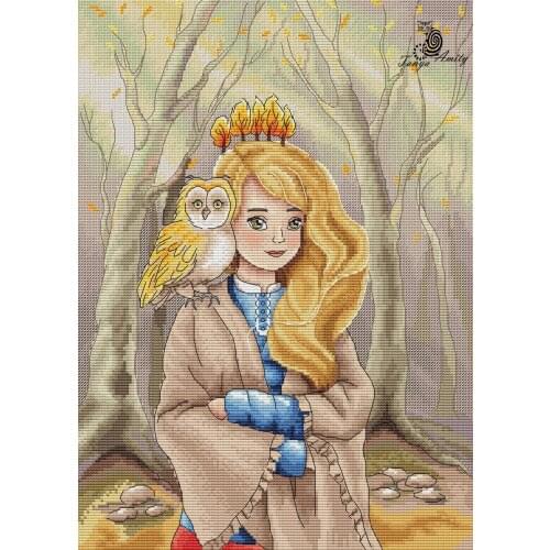 Girl DIY Cross Stitch Kit Packages Counted Cross-Stitching Kits New Pattern NOT PRINTED Cross stich Painting Set