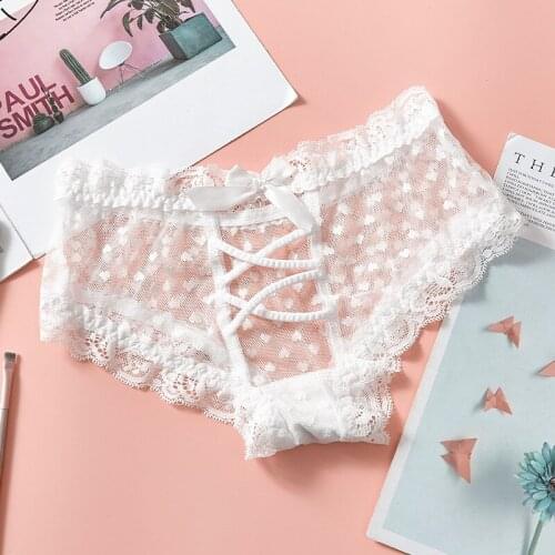 Women Sexy Panties Sexy Sheer Lace Panties Womens Underwear Transparent Sheer Lace Panties cotton