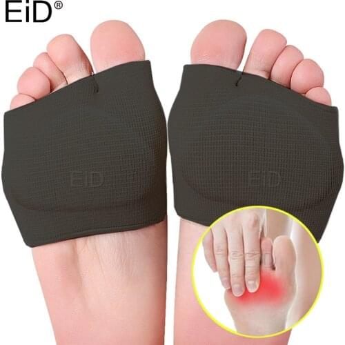 EiD Gel Heel socks Metatarsal Sleeve Pads Half Toe Sole Forefoot Gel Pads Cushion Half Sock Supports Prevent Calluses Blisters