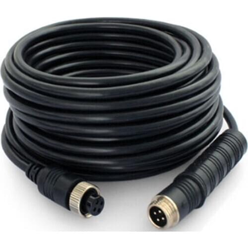 5M/10M/15M /20M 4Pin Video Extension Cable Wire For Car Bus Truck Reversing CCTV Rear View Camera Vehicle Backup Monitor System