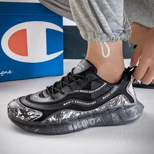 Sports Shoes Men Shoes Neutral Mesh Breathable Thick-Soled Sports Shoes Men Running Sports Shoes Twisted Sole Casual Shoes