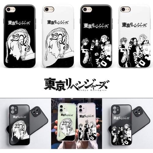 Tokyo Revengers Anime Matte Transparent Cell Phone Case for iPhone 11 12 pro mini X XS max 7 8 plus XR Soft TPU Clear Coque capa