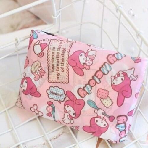 Cartoon Cute melody Pudding dog Duffy Folding Enlarged Eco-friendly Bag Student Portable Portable Shoulder Bag