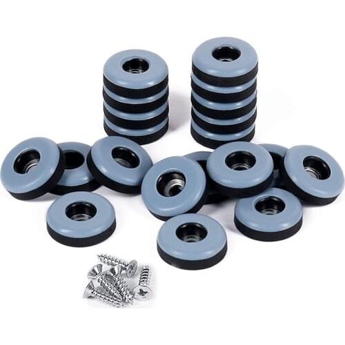 8Pcs Furniture Glides with Screws Furniture Sliders Pads Sliding Block Table Chair Leg Mat Floor Protector For Carpet Hardwood