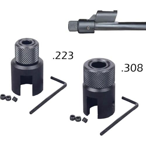 Barrel End Thread Protector Muzzle Brake Adapter Combo .223 .308