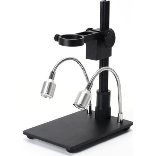 HAYEAR Table Stand Mount Bracket HDMI USB Digital Microscope Camera Solid Base Wide Plate 35mm 1.4Inch Dia Ring Holder Portable