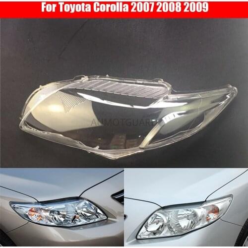 Car Headlamp Lens For Toyota Corolla 2007 2008 2009 Car Replacement Auto Shell