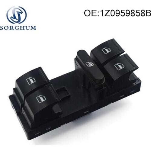 1Z0959858B Master Window Control Button Switch For Skoda Fabia Octavia II Combi Hatchback Superb Yeti