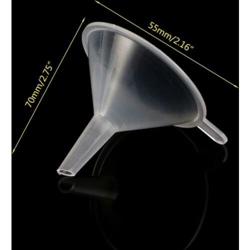 2021 New 10Pcs Plastic Small Funnels For Perfume Liquid Essential Oil Filling Empty Bottle Packing Tool