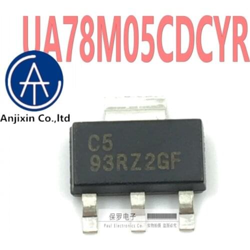 10pcs 100% orginal and new voltage regulator UA78M05CDCYR UA78M05 silk screen C5 SOT-223 patch new spot real stock