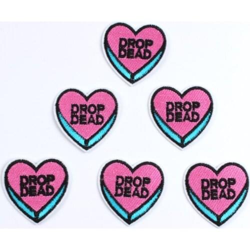10pcs/lot Quality Funny Patches Embroidered Fabric Appliques DIY Patchwork Clothes Jeans Bags Stickers Handmade Badge Decors