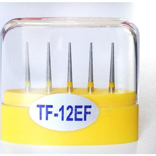 100pcs Dental Diamond burs FG bur TF-12EF