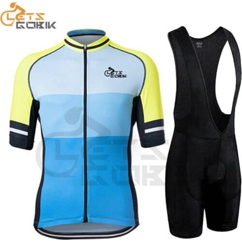2021 Cycling Clothing Sportswear Outdoor Bike Cycling Kits Cycling Jersey Set Mens Style Summer Short Sleeves ciclismo