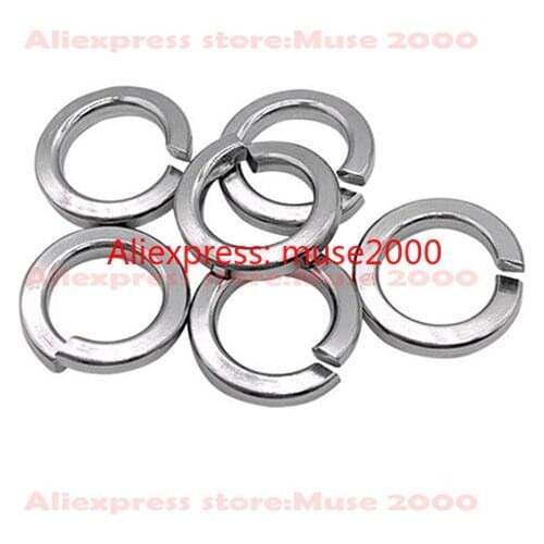 304 steel M1.6 M2 M2.5 M3 M3.5 M4 M5 M6 M8 M10 M12 M14 M16 -M36 spring washer bolt screw lock cushion