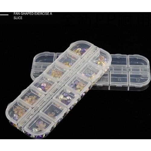 3x Sorting Boxes for Small Parts, Pearl Earrings, Plastic Storage Boxes