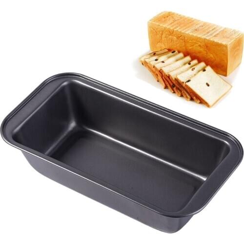 4PCS Bread Pan Non-stick Creative Rectangular Cake Baking Pan Baking Tray Baking Pan Loaf Pan Rectangular Long Toast Box