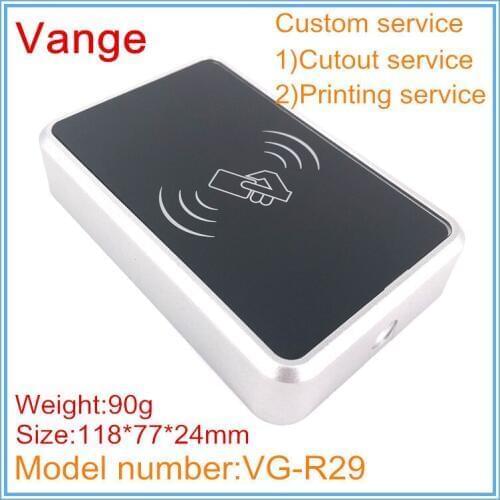 5pcs/lot injected mould making junction box 118*77*24mm IP54 ABS plastic instrument housing for access controller product