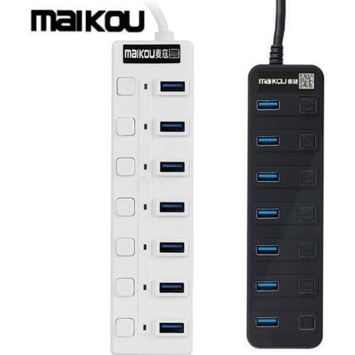 Maikou 7-port USB 3.0 High Speed Hub