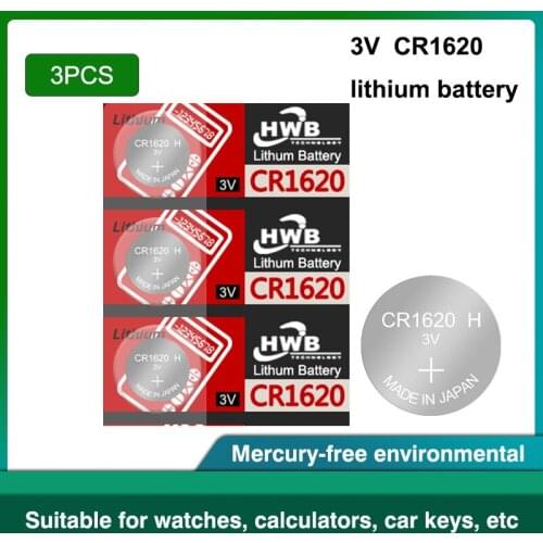 Original Product 3Pcs/Lot for Maxell cr1620 Button Cell Batteries For Watch 3V Lithium Battery CR 1620 For Toys Watches