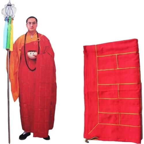 Buddhist Monk Robe Cassock Kasaya Ancestral Shaolin Kung Fu Suit Clothes Buddhist Scarf Thin Meditation Zen Clothing Zuyi Kesa