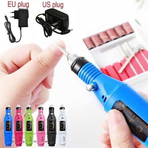 Electric Nail Drill Machine Polish Grinding Nail Art Manicure Tool Exfoliating Professional Nail Art