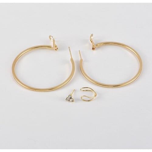 European and American popular womens earrings and earrings set simple style popular fashion new earrings