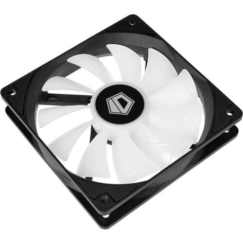ID-COOLING XF-12025-ARGB 120mm Case Fan 12V 4PIN RGB Fan PWM Fan for CPU Cooler/Radiator/PC Chassis MB Sync RGB(Single)