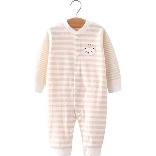 Baby Clothes Romper Newborn Boys Girls Pajamas Rompers Cotton Spring Summer Climbing Jumpsuit for 3-12 Months Infants Bodysuits