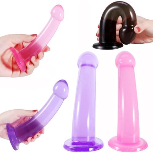 Lesbian Strapon Dildo Panties Realistic Penis Strap-on Dildo Butt Plug Belt Gay Smooth Anal Plug Suction Cup Sex Toys for Women