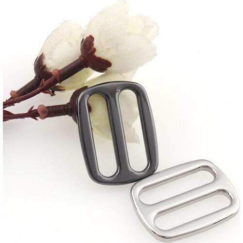 10pcs Metal Tri-glides Belt buckles 26mm Square Adjustable Rectangle buckle for Backpacks shoes Bag Cat Dog Collar DIY Accessory