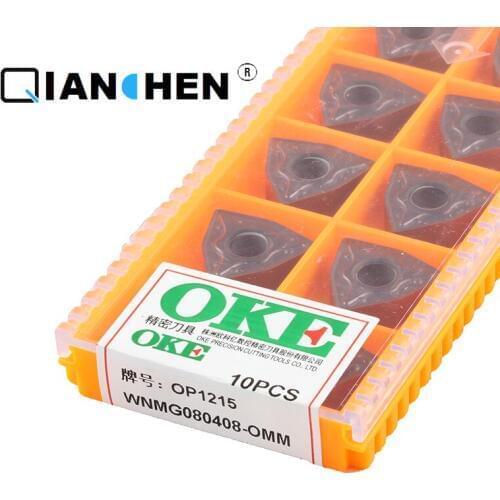 Original quality OKE 10pcs/lot high precision high performance high strength CNC WNMG080408-OMM OP1215 industry carbide inserts