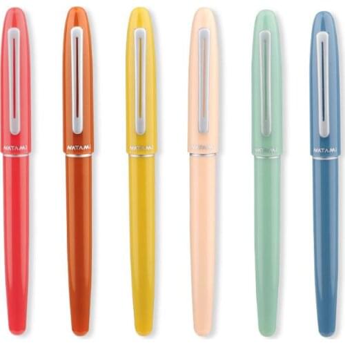 NATAMI Fountain Pen F Nib With Ink Converter Japan Pastel Colors