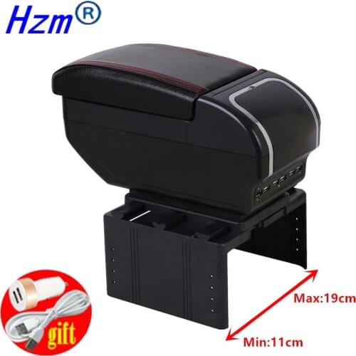 For Renault Megane Twingo Armrest Interior Center Console Storage Box Arm Rest Car-styling Decoration Accessories parts