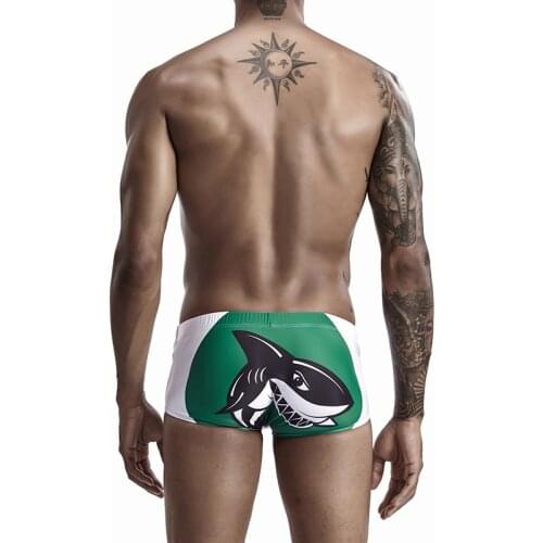 A158 sexy shark printing swimwear men beach swim trunk shorts board surfing swim briefs swimming pool men swimwear