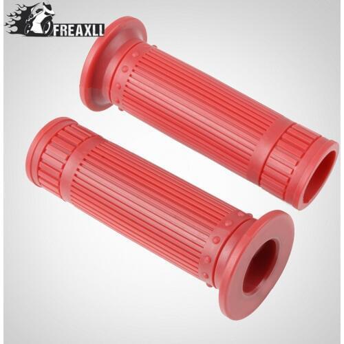 Universal Retro Rubber Handlebar Hand Grip For CRF YZF WRF KXF KLX RMZ Pit Dirt Bike Motocross Motorcycle 25/28MM 22/24MM