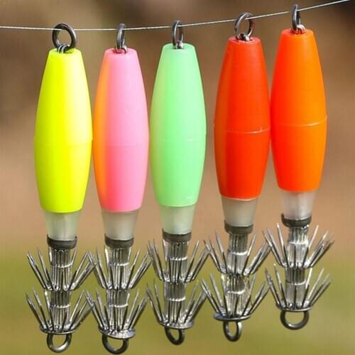 High quality squid hook with double umbrella hook, sea lure fishing octopus squid lure bait luminous bait hard M1N2