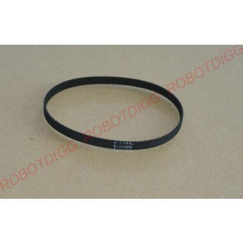 10pcs/lot, MXL Timing Belt, Closed-loop, B120MXL, 3mm 6mm width