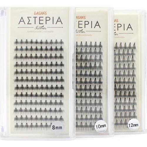 120 pcs / tray Faux Mink Eyelashes Bundles Knotted 10D Volume Eyelash Bundles C Curl Individual Lash Extension