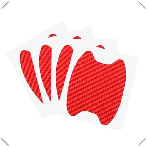 4Pcs/Set Car Door Sticker Carbon Fiber Scratches Resistant for Chevrolet Trailblazer Avalanche 34 West Uplander Orlando Code