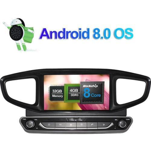 8 Inch Android 7.1/8.0 Octa Core 4GB RAM Car Radio Stereo For Hyundai Ioniq 2016-/Ioniq Hybrid Left Hand Driving GPS Multimedia
