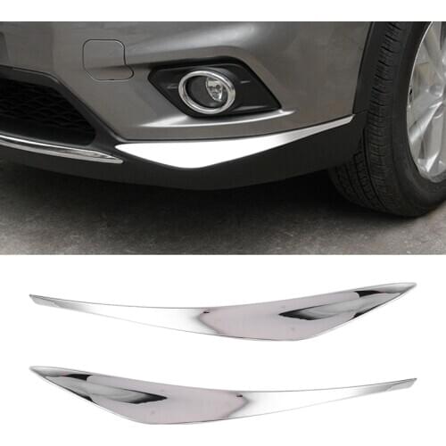 Car Front Bumper Side Corner Protector Cover Trim for Nissan X-Trail X Trail T32 Rogue 2014 2015 2016 Car Accessories