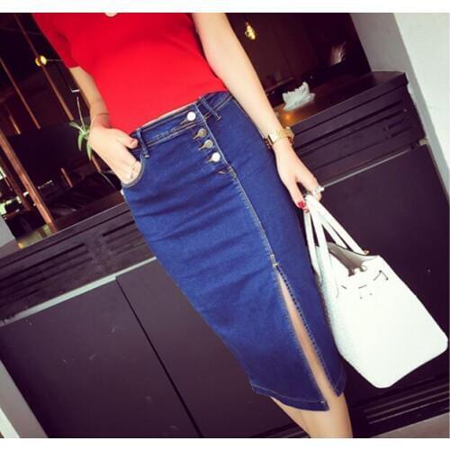 Женские юбки джинсовые BELLYQUEEN China At AliExpress